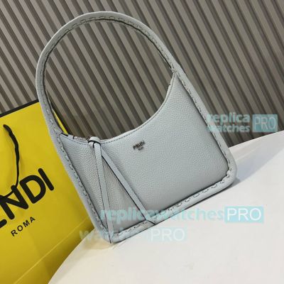 Replica Fend-i Fendessence Selleria Light Blue Hobo Bag Large Size